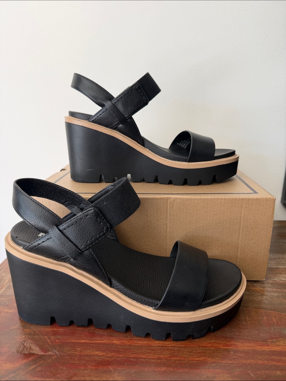 MIA - Ciji Platform Wedge Sandals - 8